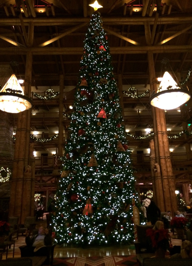 Christmas Tree at Wilderness Lodge