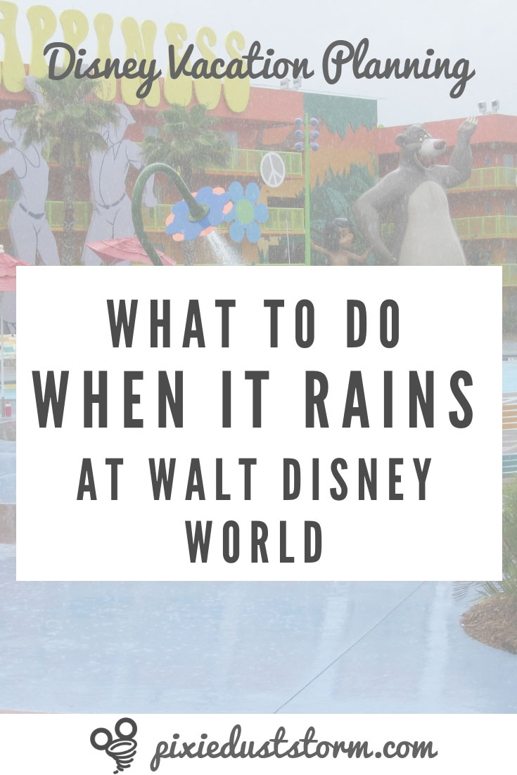 What to do When it Rains at Disney World