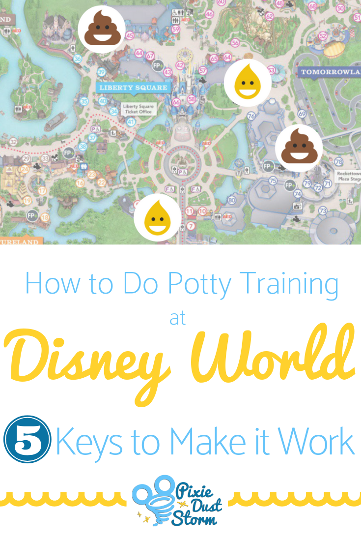 How to do Potty Training at Disney World: 5 Keys to Make it Work