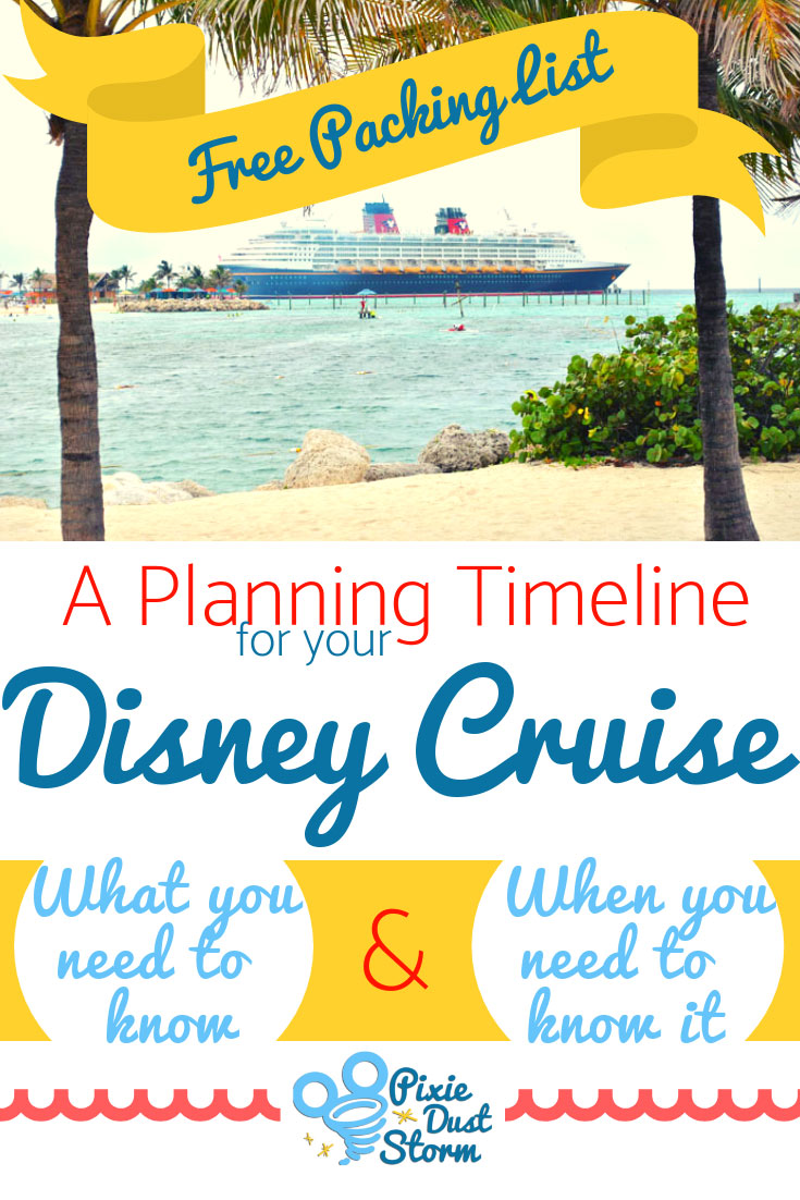 A Planning Timeline for Your Disney Cruise