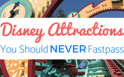 Disney Attractions You Should Never Fastpass